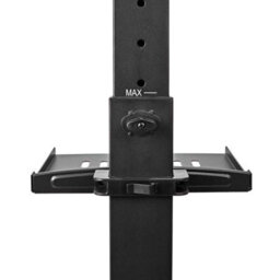 "Nedis Tv Lcd Screen Floor Stand Trolley 32 - 55"" Home Store Office Exhibitions, Premium Column Design, Adjustable - Black" - thumbnail 5