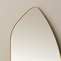 Agenzia 14 Modern Gold Metal Irregular Full Length Mirror 177Cm X 61Cm - thumbnail 4
