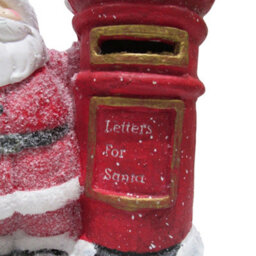 SecureFix Direct Santa Letter Box Christmas Figurine (Traditional Xmas Postbox Decoration Mail) - thumbnail 5