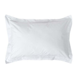 Homescapes White Egyptian Cotton Oxford Pillowcase 200 Tc, Standard Size - thumbnail 1