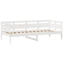 Berkfield Daybed With Drawers Without Mattress White 80X200 Cm Solid Wood - thumbnail 7