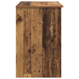 Berkfield Desk With Storage Old Wood 90X49.5X75 Cm Engineered Wood - thumbnail 6