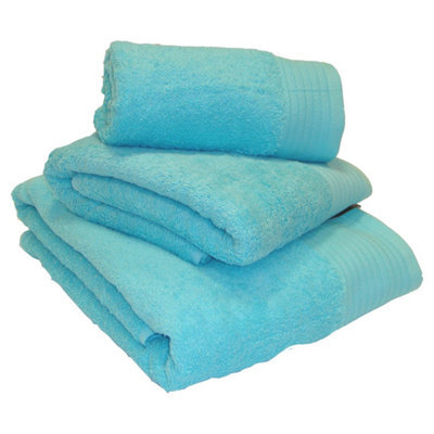 Rapport Chatsworth Egyptian Cotton Turquoise Bath Towel