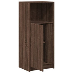 Berkfield Sideboard With Led Brown Oak 42.5X34X100 Cm Engineered Wood - thumbnail 7