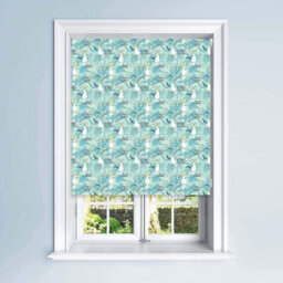 Lister Cartwright Blackout Roller Blinds For Kids Easy Fit Child Safety Included (Cockatoo Blue, 180 X 140 Cm)