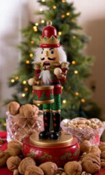 Shatchi 30Cm Musical Animated Wooden Nutcrackers Soldiers Christmas Ornament Any One - thumbnail 4