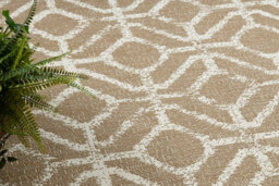 RugsX Carpet Flat 48957265 Geometric Rhombus Natural Beige String 80X150 Cm - thumbnail 5