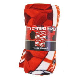Public Dealz Fleece Blanket Red/white/black (150Cm X 100Cm) - thumbnail 2