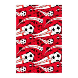 Public Dealz Fleece Blanket Red/white/black (150Cm X 100Cm)