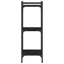 Vidaxl Bookcase 3-Tier Black 40X30X86 Cm Engineered Wood - thumbnail 5