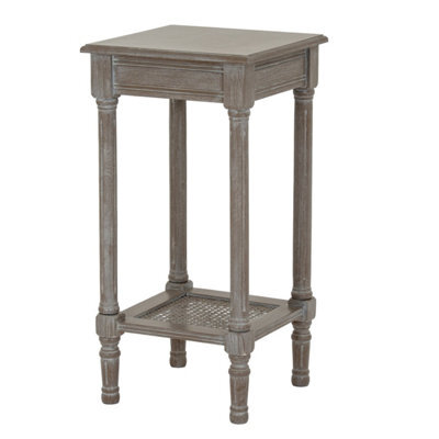 Serene Rattan Small Side Table - Elegant Natural Woven Accent - image 1
