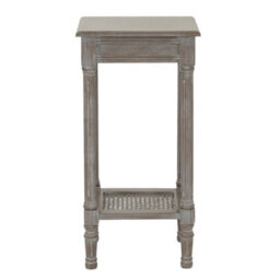 Serene Rattan Small Side Table - Elegant Natural Woven Accent - thumbnail 2