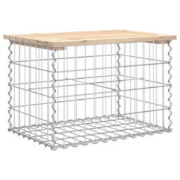 Walplus Garden Bench Gabion Design 63X44X42 Cm Solid Wood Pine - thumbnail 5