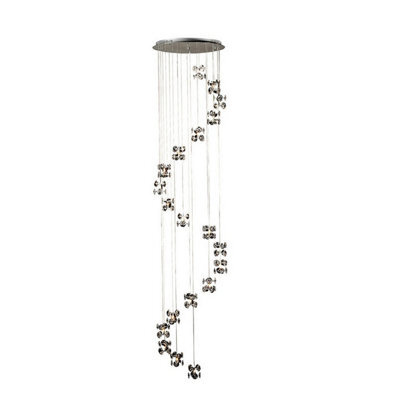 Luminosa Lighting Luminosa Nico Pendant 20 Light G4 Polished Chrome/crystal - image 1