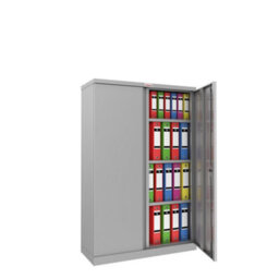 Phoenix Safe Company Phoenix Scl Series Scl1491Gge 2 Door 3 Shelf Steel Storage Cupboard In Grey With Electronic Lock - thumbnail 2