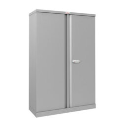 Phoenix Safe Company Phoenix Scl Series Scl1491Gge 2 Door 3 Shelf Steel Storage Cupboard In Grey With Electronic Lock - thumbnail 1