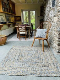 Second Nature Online Jeannie Square Kids Rug Ethical Source With Recycled Denim / 120 Cm X 120 Cm - thumbnail 5
