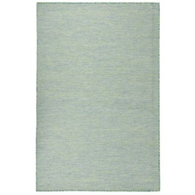 Walplus Outdoor Flatweave Rug 100X200 Cm Turquoise - image 1