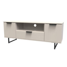 Beijing 2 Door 1 Drawer Wide Tv Unit In Kashmir Ash (Ready Assembled) - thumbnail 4