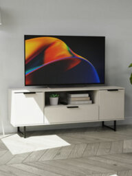 Beijing 2 Door 1 Drawer Wide Tv Unit In Kashmir Ash (Ready Assembled) - thumbnail 1