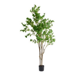 Living And Home Artificial Enkianthus Tree Potted Plant Home Decoration H210Cm - thumbnail 1