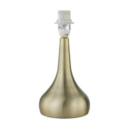 First Choice Lighting Set Of 2 Romana - Antique Brass 23Cm Touch Operated Table Lamp Bases - thumbnail 2
