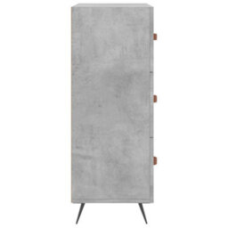 Berkfield Chest Of Drawers Concrete Grey 69.5X34X90 Cm Engineered Wood - thumbnail 7