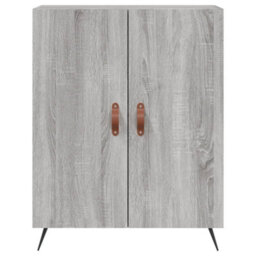 Berkfield Highboard Grey Sonoma 69.5X34X180 Cm Engineered Wood - thumbnail 8
