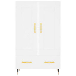 Berkfield Highboard White 69.5X31X115 Cm Engineered Wood - thumbnail 5