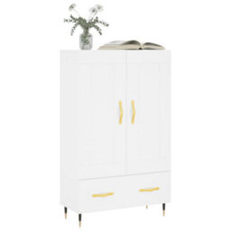 Berkfield Highboard White 69.5X31X115 Cm Engineered Wood - thumbnail 3