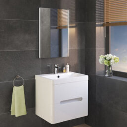 Ibathuk Nebula Wall Mounted Led Illuminated Bathroom Mirror With Touchless Sensor And Demister Pad With White Lights, 500 X 700mm - thumbnail 2