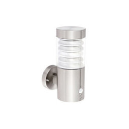 Luminosa Lighting Luminosa Equinox Pir Led Outdoor Coastal Wall Marine Grade Brushed Stainless Steel Ip44 - thumbnail 3