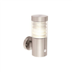 Luminosa Lighting Luminosa Equinox Pir Led Outdoor Coastal Wall Marine Grade Brushed Stainless Steel Ip44 - thumbnail 1