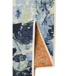 Melrose Tropical Blue Watercolour Floral Design Indoor Outdoor Area Rug 120/170Cm - thumbnail 3