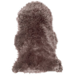 Beliani Faux Fur Rug Mungo Brown 63 X 95 Cm - thumbnail 1