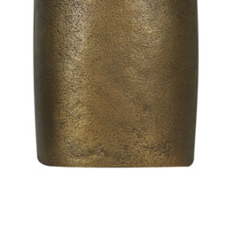 Wyld And Coco Lustre Home Brass-Finish Aluminium Decorative Vase 46 Cm - Rustic Handle Design - thumbnail 6