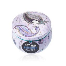 Art Tin Candle Assorted Design Sea Life Rasberry - thumbnail 9