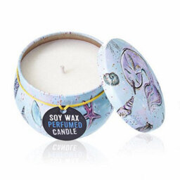 Art Tin Candle Assorted Design Sea Life Rasberry - thumbnail 8