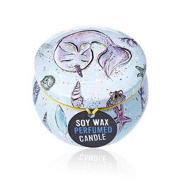 Art Tin Candle Assorted Design Sea Life Rasberry - thumbnail 7