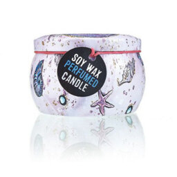 Art Tin Candle Assorted Design Sea Life Rasberry - thumbnail 4