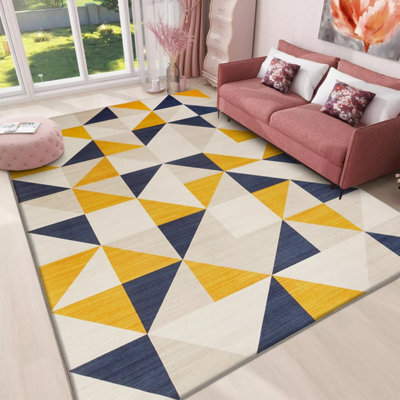 Ameha Brio Printed Carpet Modern Living Room Bedroom Geometric Indoor/outdoor Soft Rug 120X170 Rugs - image 1