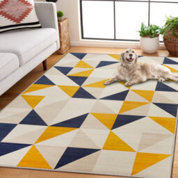 Ameha Brio Printed Carpet Modern Living Room Bedroom Geometric Indoor/outdoor Soft Rug 120X170 Rugs - thumbnail 9