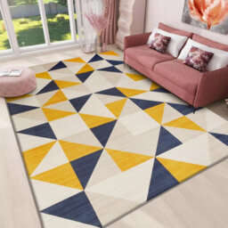 Ameha Brio Printed Carpet Modern Living Room Bedroom Geometric Indoor/outdoor Soft Rug 120X170 Rugs - thumbnail 1
