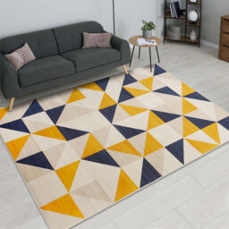 Ameha Brio Printed Carpet Modern Living Room Bedroom Geometric Indoor/outdoor Soft Rug 120X170 Rugs - thumbnail 4
