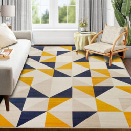 Ameha Brio Printed Carpet Modern Living Room Bedroom Geometric Indoor/outdoor Soft Rug 120X170 Rugs - thumbnail 7