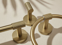 Bathroom Hanger Rea 5710 Galo Brush Gold - thumbnail 3