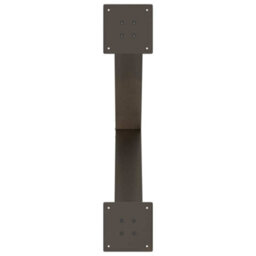 Berkfield Dining Table Legs X-Shaped 2 Pcs Natural Steel 80X(72-73) Cm Steel - thumbnail 7