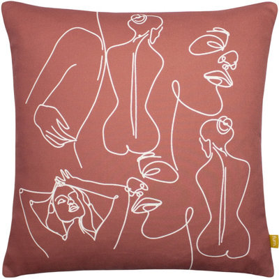 Furn. Body Art Abstract 100% Recycled Feather Filled Cushion - image 1