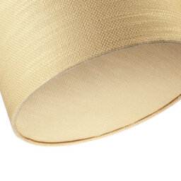Happy Homewares Sunlight Yellow Textured Linen Pendant Lighting Shade With Diffuser - thumbnail 8