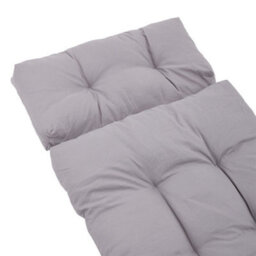 Living And Home Garden Bench Recliner Chair Swing Chair Seat Pad Cushion Lengthen Sunlounger Cushion For Indoor Outdoor,grey - thumbnail 8